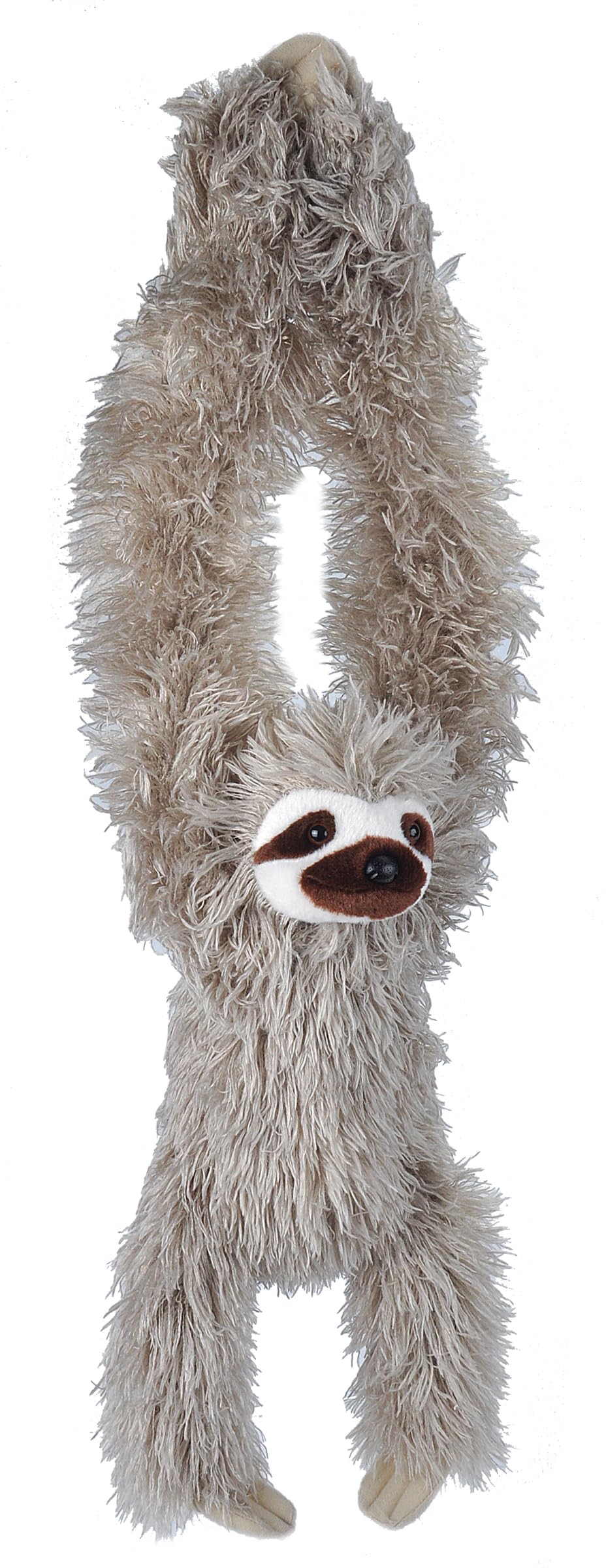 Wild Republic Hanging Three Toed Sloth Plush, Stuffed Animal, Plush Toy, Gifts for Kids, Zoo Animals, 30 inches