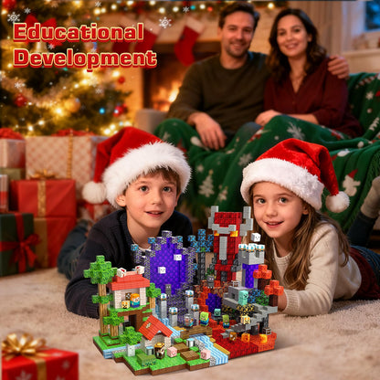 Annexfun Magnetic Blocks - 400PCS Magnetic Building Blocks Toys Forest Portal, Magnetic Tiles Kids Build Cubes 2026 Upgraded STEM Game Toys, Christmas Birthday Gifts for Boys & Girls Ages 3+