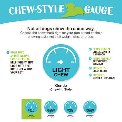 Raw Paws Alternative Soft Bully Sticks for Dogs, 6-Inch (15-Count) - Made in USA - Dog Chews Rawhide Free - Soft Dog Chews for Senior Dogs - Rawhide Free Treats - Puppy Teething