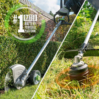 EGO POWER+ 15" String Trimmer and 8" Edger Attachments with Multi-Head System Power Head, Includes 56V 5.0Ah Battery & Charger - MHC1502
