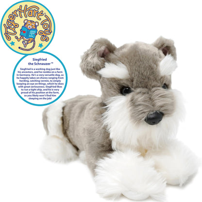 TigerHart Siegfried The Schnauzer - 13 Inch Stuffed Animal Plush