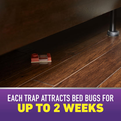 Ortho Home Defense Max Bed Bug Trap - Detect Bed Bugs in Homes and While Traveling, Package Contains 2 Traps