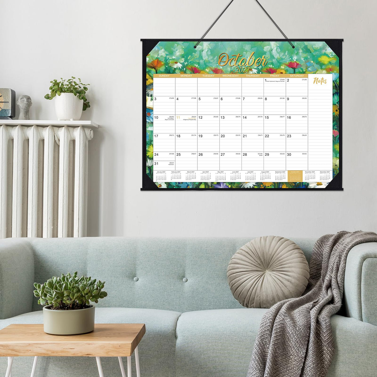 2026-2027 Desk Calendar - Large Desk Calendar 2026-2027, Jul 2026 - Dec 2027, 22" x 17", 26-27 Calendar Large 18 Months with Corner Protectors + Large Ruled Blocks, Desk Pad, To-Do List & Notes