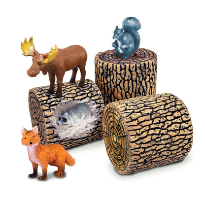 MindWare Dig it Up! Woodland Animals Excavation Kit - Educational Toys for Kids 4 and Up - Dig Kit with 12 Stumps, 12 Animal Figurines, 12 Chisels - Group or Classroom Activities & Birthday Parties