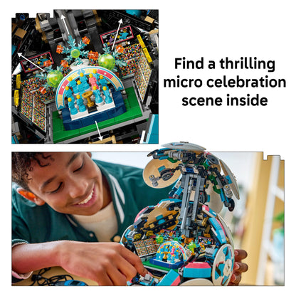 LEGO Editions Soccer Ball - Building Toy for Kids - Collectible Sports Decor for Boys & Girls, Ages 10+ - Includes Micro Stadium - Gift Idea for Birthdays - 43019
