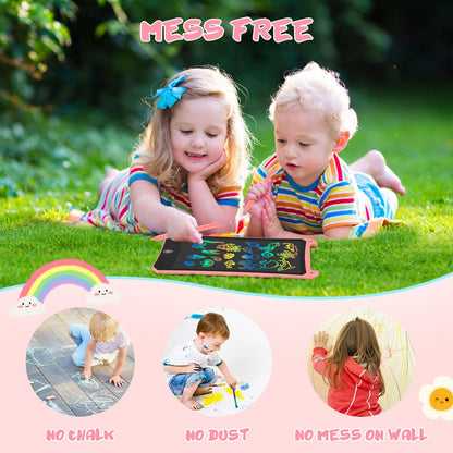 EooCoo Toddler Toys, LCD Writing Tablet for Kids 2 Pack, Toddler Travel Essentials Drawing Pad, Mess Free Coloring Books, Road Trip Activities, Age 3-5 Girls Boys Gifts - 8.5 Inch