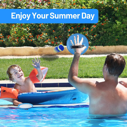 ANNKIE Kids Toys Toss and Catch Ball Set Game with 4 Paddles 4 Balls,Beach Toy Pool Toy Outdoor Yard Game for Kids Ages 3-12,Toys for Toddlers Age 3-5, Gifts for 3 4 5 6 7 8 9 10+ Year Old Boys Girls