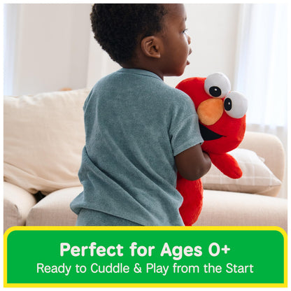 GUND Sesame Street Official Oh So Snuggly Elmo Plush, Plush Muppet, Sensory Toy, Sesame Street Stuffed Animals for Babies and Infants, Red, 12.5”