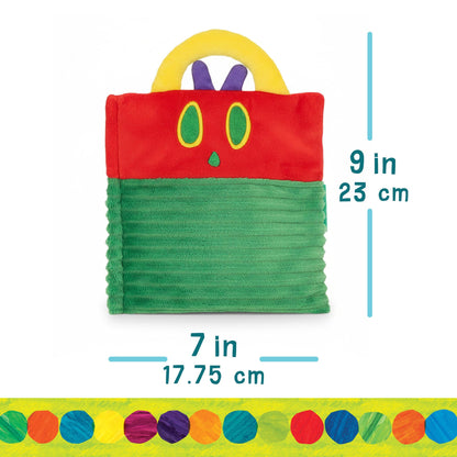 Eric Carle The Very Hungry Caterpillar Busy Felt Toy – Interactive Storytime Activity with 5 Pages, 3 Finger Puppets, and 23 Felt Play Pieces – Early Learning Toy for Toddlers, Ages 2+
