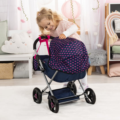 Bayer 4-in-1 Doll Pram Stroller Set with Accessories for 18 in Dolls