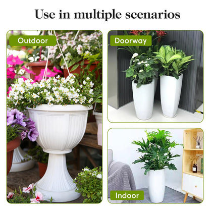 AZEAM Adjustable Plant Risers for Inside Pots, 2 PCS Planter Inserts Fillers 13"- 24" Raise for Large Flower Pots, Height Planter Lifter Stand with 4"-12" Top Support for Outdoor Indoor Plants