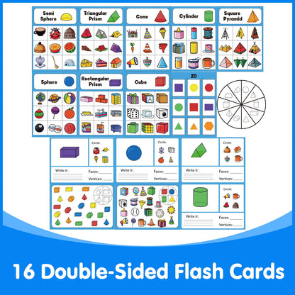 Odoorgames Light Box with Shapes & Cards Set – Light Table for Kids, Educational Toys for Tracing, Sensory Play & Early Learning (Cyan)