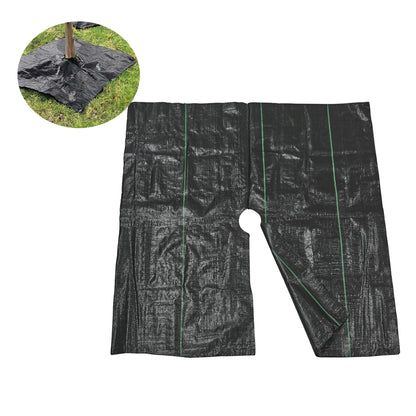 FHJDFHYHC 40in Premium Garden Weed Barrier Landscape Fabric Weed Barrier Fabric,Mulch mat,Mulch Ring,Tree Rings for Easy Set up and Superior Weed Control(10pcs)