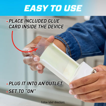 Ortho Home Defense Max Indoor Flying Insect Trap - Light Sticky Trap for House Flies, Fruit Flies, and Gnats, 1 Plug-in and 4 Refills