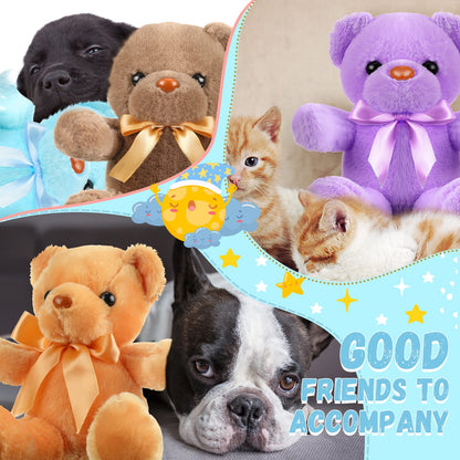 Jerify 28 Pieces Easter Bears Stuffed Animals Plush Gift for Women 12 Inch Plush Cute Soft Bears with Ribbon Bow in 10 Colors Wedding School Exchange Gift Baby Shower