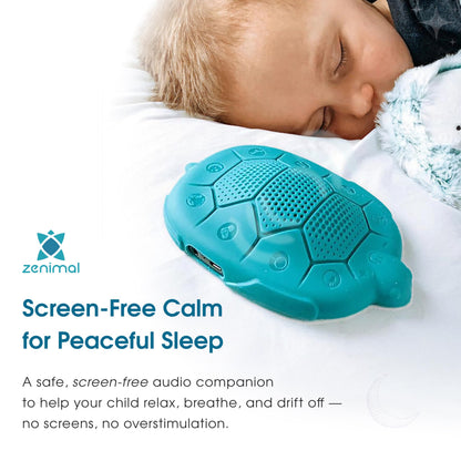 Zenimal Kids Sleep Aid - Screen-Free Sound Machine for Kids with Voice-Guided Audio Journeys, Calming Audio for Sleep, Peaceful Sleep Sounds to Build Healthy Independent Sleep Routines