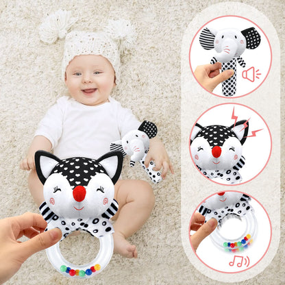 XIXILAND Car Seat Toys Baby Toys 0-3 Months Infant Toys Spiral Stroller Toys & Baby Rattles 0-6 Months Infant Toys 0-3 Months Newborn Toys, Baby Toys Gift for 0 3 6 9 12 Months Girls Boys