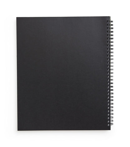 TRU RED Large Soft Cover Meeting Notebook, Black