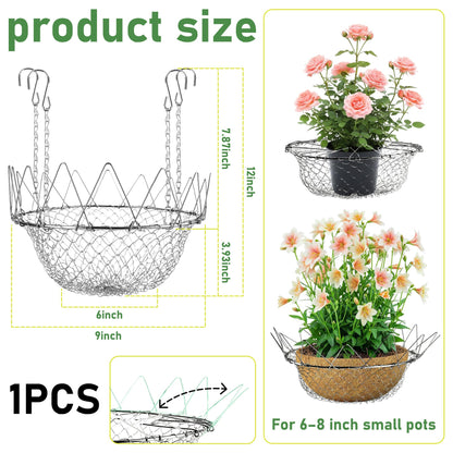 UCandy Adjustable Planter Insert for Pots Any Height,Plant Risers for Inside Pots,Fits The TOP Opening of The Flower Pot Opening 12-18" Wide,Wedding & Party Decor