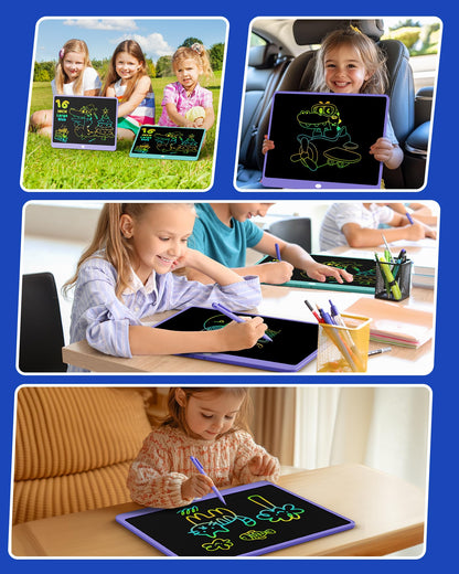 KOKODI LCD Writing Tablet for Kids 16 Inch Colorful Doodle Board, Electronic Drawing Tablet Drawing Pad for Kids, Educational and Learning Kids Toys Gifts for 3 4 5 6 7 8 Year Old Boys and Girls