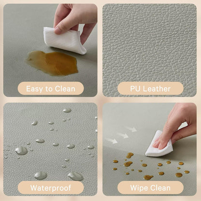 ILPEOD Waterproof Baby Play Mat for Floor Memory Foam 50 * 50 Cushion Playpen Playmat Tummy Time Crawling Mat Nursery Rug Thick Pad Create Soft & Safe Area for Infants,Toddler,Kids,Grey