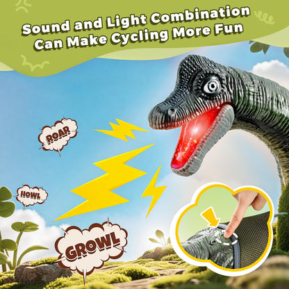 Dinosaur Ride On Toy Cars for Kids,Twinkoo Realistic Brachiosaurus Push Car with Three Sound Effects,Sound and Light Effects PP Wheels for Indoor/Outdoor Play,Best Gift for Kids(Brachiosaurus)