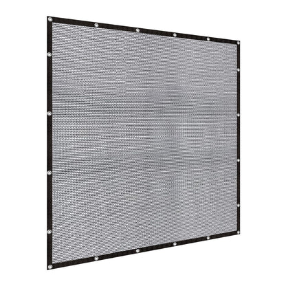 LOVE STORY 8x8FT Shade Cloth for Plant Heavy Duty Knitted Mesh Tarp with Grommets Screen Mesh Netting for Garden Patio Porch Pools Greenhouse Dump Truck