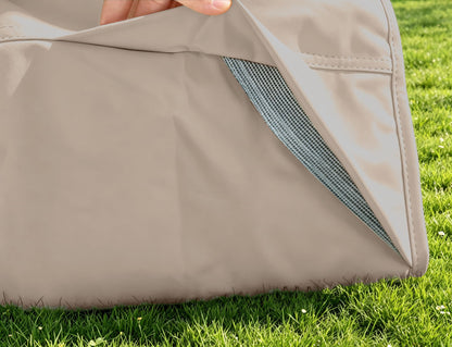 Garden Balsam Patio Umbrella Cover for 9ft to 13ft Offset Umbrella, Water Resistant, Curved Cantilever and Straight Pole Parasol Outdoor Umbrellas Cover with Zipper and Rod
