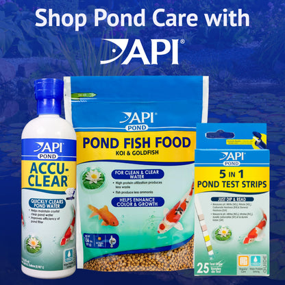 API POND ALGAEFIX (1 gallon) Pond Algae Control - Copper Free - Clean, Clear Water - Up to 38400 Gallons - Safe for Fish, Plants - Water Gardens, Fountains - Natural Active Ingredient - EPA-Registered