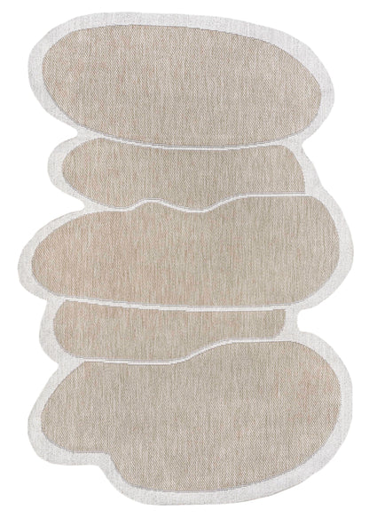 JONATHAN Y Rustic Abstract Indoor Outdoor Area Rug 8X10 Beige/Cream, Jasper Modern for Backyard, Patio, Porch, Easy-Cleaning, High Traffic, Pet-Friendly, Non-Shedding (SHP101B-8)