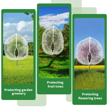 afzdby Large Garden Mesh Netting with Zipper and Drawstring,Plants Cover Protection from Anti Birds,Bugs,Cicadas,and Insects-Pest Barrier Bag for Blueberry Bushes,Tomatoes,Citrus,Fruit Tree