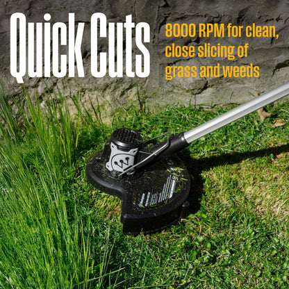 Westinghouse 20V 2-in-1 Cordless String Trimmer and Edger, 12 Inch Cutting Path with 2.0Ah Battery and Charger