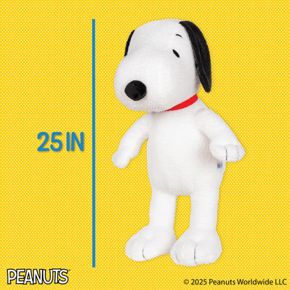 Kids Preferred Peanuts Snoopy Cuteeze Plush, Embroidered Details & Crinkle Feet, Stuffed Animal Toy for Baby and Toddler Boys & Girls - 25 Inch Size