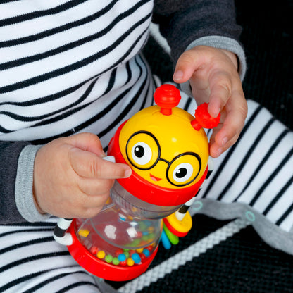 Baby Einstein Cal’s Sensory Shake-up Developmental Activity Rattle Toy, BPA Free, for Infants Ages 3 Months and up