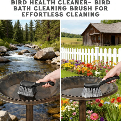 GLDFI 10-Piece Heavy-Duty Scrub Brushes Set with Bird Bath Scrubber and Crevice Tools for Outdoor, Kitchen, Bathroom, Tire & Wheel(Yellow)