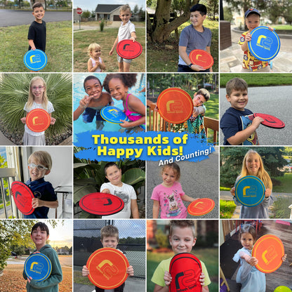 Soft Flying Disc – Fun Outdoor Toy for Kids, Teens & Adults – Easy to Catch - Fun Summer Gifts for Kids - Pool & Beach Games – Holiday Present Summer Gift for Boys & Girls Ages 3 4 5 6–12+