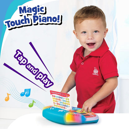 HAP-P-KID Magic Touch Baby Piano, Toddler Music Toy, Infant Touch Sensor Musical Instrument, Switch Between Xylophone, Kids Play Fun Gifts for 9 12 18 24 Month, 1 2 3 Year Old Boys Girls