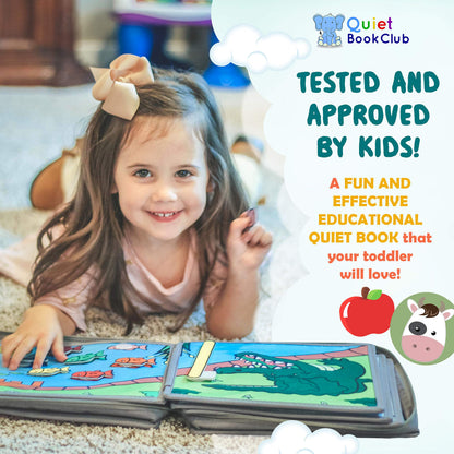 My Preschool Busy Book Montessori Busy Book, Preschool Busy Book, Airplane Travel Essentials & Road Trip Activities