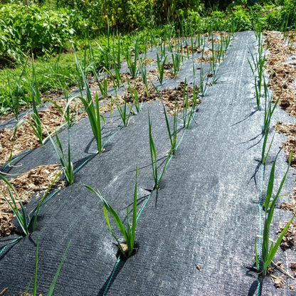 Groweco Weed Barrier Landscape Fabric Heavy Duty 6FT X 100FT Premium 3.2oz Ground Cover Landscape Fabric Gardening Mat,Woven Geotextile Fabric for Underlayment,Commercial Driveway Fabric