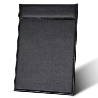 Leather Clipboard, Black Clipboards A4 Letter Size Clip Board for Nurses, GORESE Clip Board for Classroom, Smooth Writing Low Magnetic Profile Clip Boards for Kids Women Office Work 9" x 12.5"