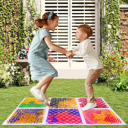 XIRDQYM Sensory Liquid Play Mats : 6-Tile Color-Changing Exercise Floor Mats for Children(6PYXM1)
