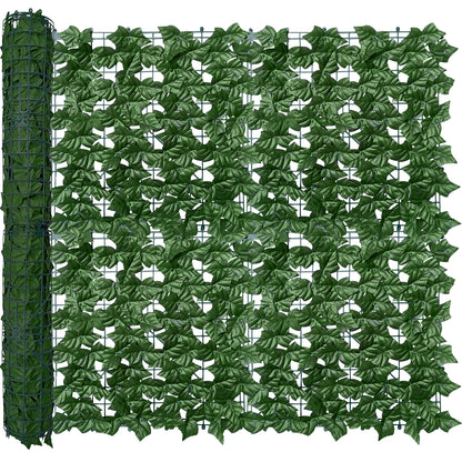 ODTORY Artificial Ivy Privacy Fence Wall Screen,40X120 in UV-Anti Faux Greenery Backdrop Ivy Vine Leaf Hedges Fence Panels for Patio, Balcony, Garden, Backyard Indoor Outdoor Green Wall Decor