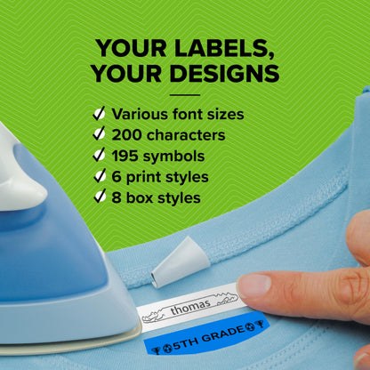 DYMO Label Maker Machine with Tape - 100H LetraTag Handheld, Comes with 3 LT label tapes. Great for Home & Office Organization