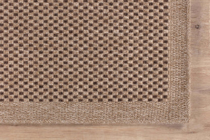 CAMILSON Easy Jute Rug 8x10, Indoor Outdoor Natural Color Fiber Area Rugs for Living Room Patio and Kitchen Rug, Sisal Boho Woven Design, Easy-Cleaning, Washable Outside Carpet Alfombras (8 x 10)