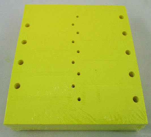 YELLOW Self-Locking Arrow Key Tags (1,000 per pack) Size 4 1/2" X 3/4" (YELLOW)