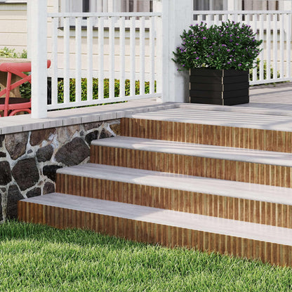 Garden Lawn Edging and Landscape Border - 12" x 20' Corrugated Metal Garden Edging, for DIY Flower Beds, Lawns & Landscaping (Real Rust)