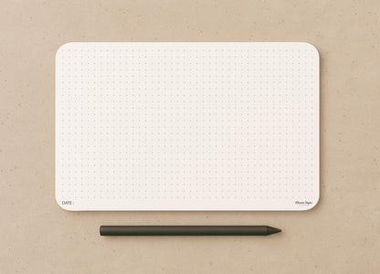 CLEVER SIGNS A5 Dot Grid Notepad – 2 Pack (5.8" x 8.3") – Medium Dotted Memo Desk Pads, Premium Paper with Cardboard Back Support – Mouse Pad Notepad, Ideal for Note-Taking, Planning, Sketching & Journaling