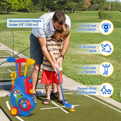 Liberry Sport Toys for Boys Girls 2 3 4 5, Toddler Golf Set and Kids Exercise Hoop, Christmas Bithday Gift