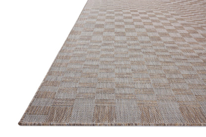 Loloi Amber Lewis Topanga Collection TOP-03 Natural/Dove 6'-7" x 9'-4" Indoor/Outdoor Area Rug