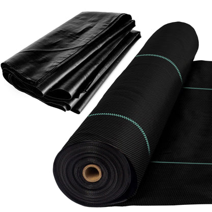 Super Geotextile Woven Geotextile Fabric for Driveway and Road Stabilization, Construction Underlayment, Erosion Control, Commercial Grade 50 Year for Gravel Roads and Pavers (6x100)